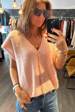 Charger l&#39;image dans la galerie, Gilet sans manche rose
