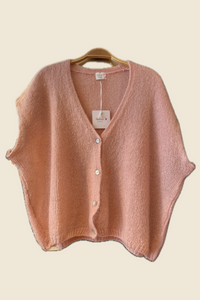Gilet sans manche rose
